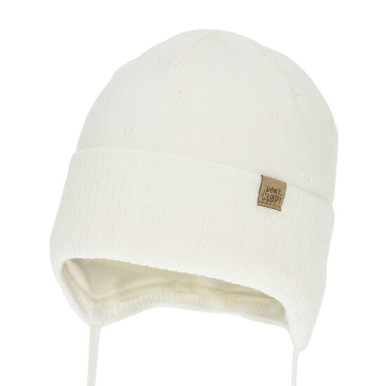 Mid-season hat, ecru | Leif (6-9 months, 12-18 months)